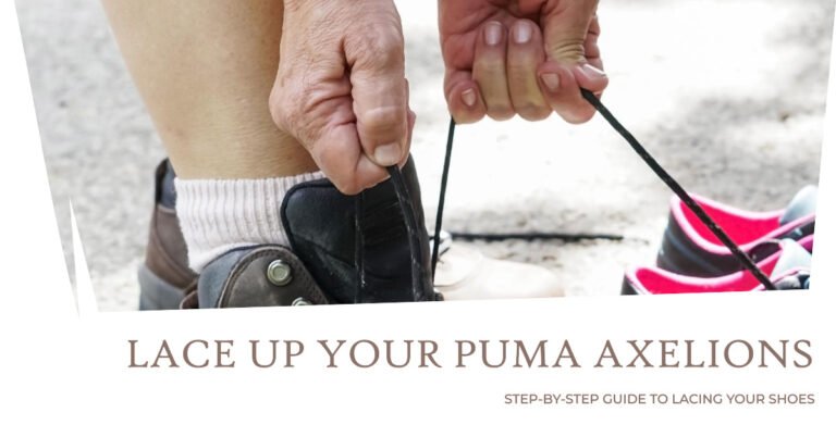 How to Lace Puma Axelion Shoes